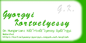 gyorgyi kortvelyessy business card